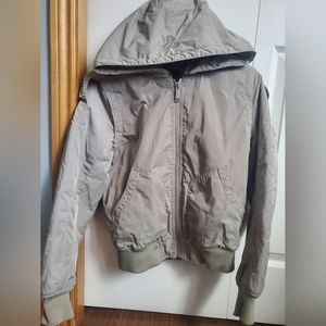 Hooded TNA Bomber Jacket, size small